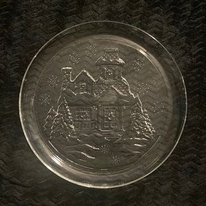 [Vintage] Holiday Gingerbread House Cookie Platter